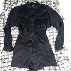 Urban Outfitters Black Utility Romper